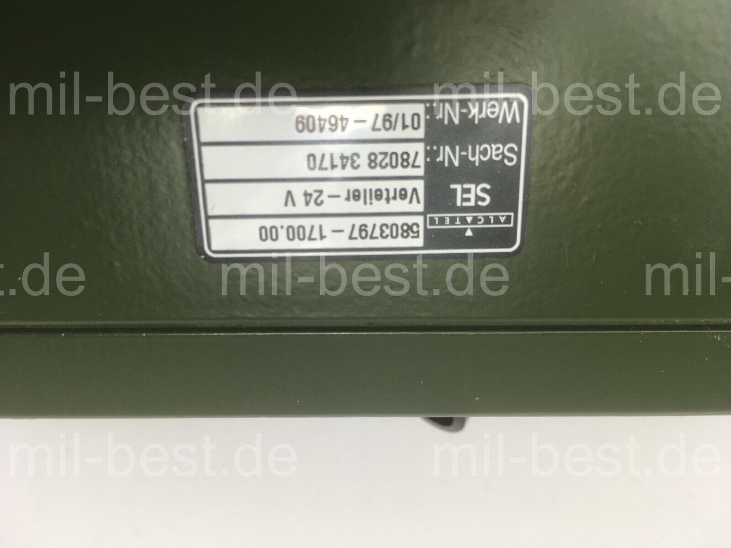 ALCATEL Verteiler 24 V 2x2c 2x1 6110-12-344-6682 Funk aus Kabine Bundeswehr