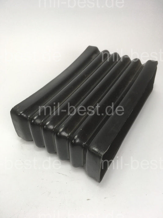 Gummi Manschette, Dichtung, rechteckig, 27,5 cm x 7cm Shelter ex. Bundeswehr