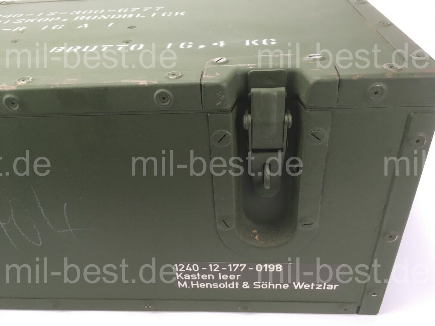 Holzkiste, Kiste 54 x 29 x 24,5 cm, Transpotkiste, Holzkasten Peri ex Bundeswehr