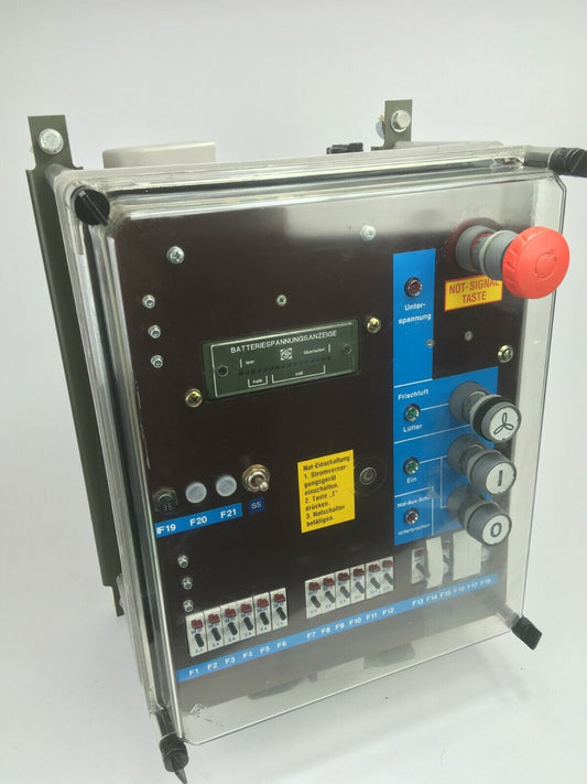 24 V Verteilerkasten Sicherungskasten, Kabine / Shelter Zeppelin ex Bundeswehr