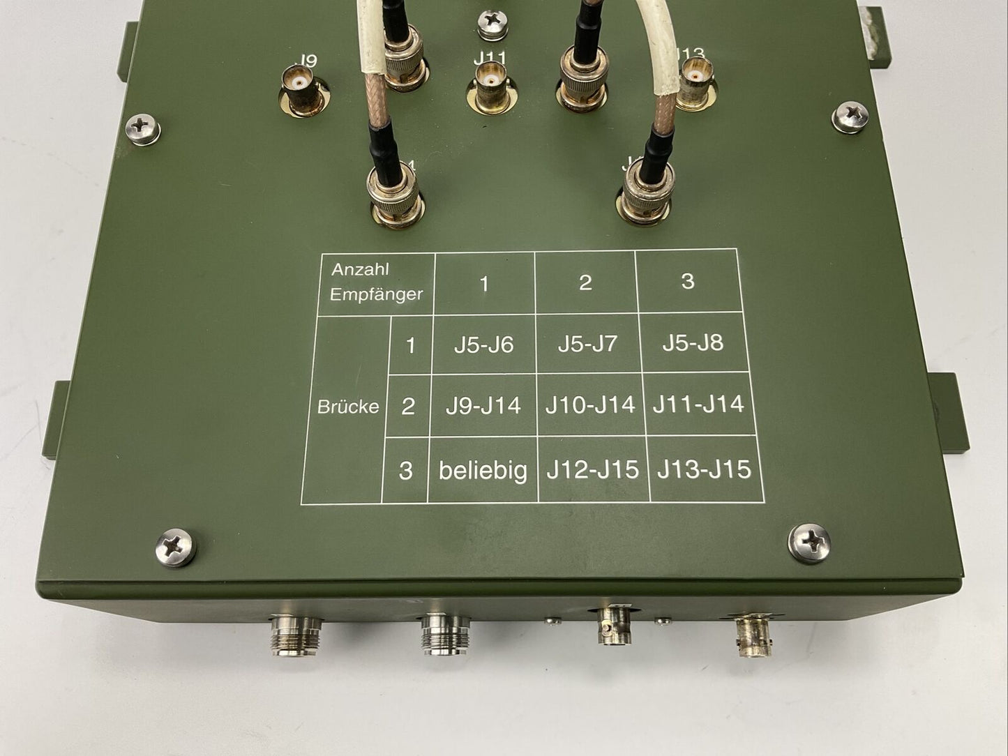 Antennenverteiler passiv, Antennenbrücke Daimler Aerospace ex. Bundeswehr 0495