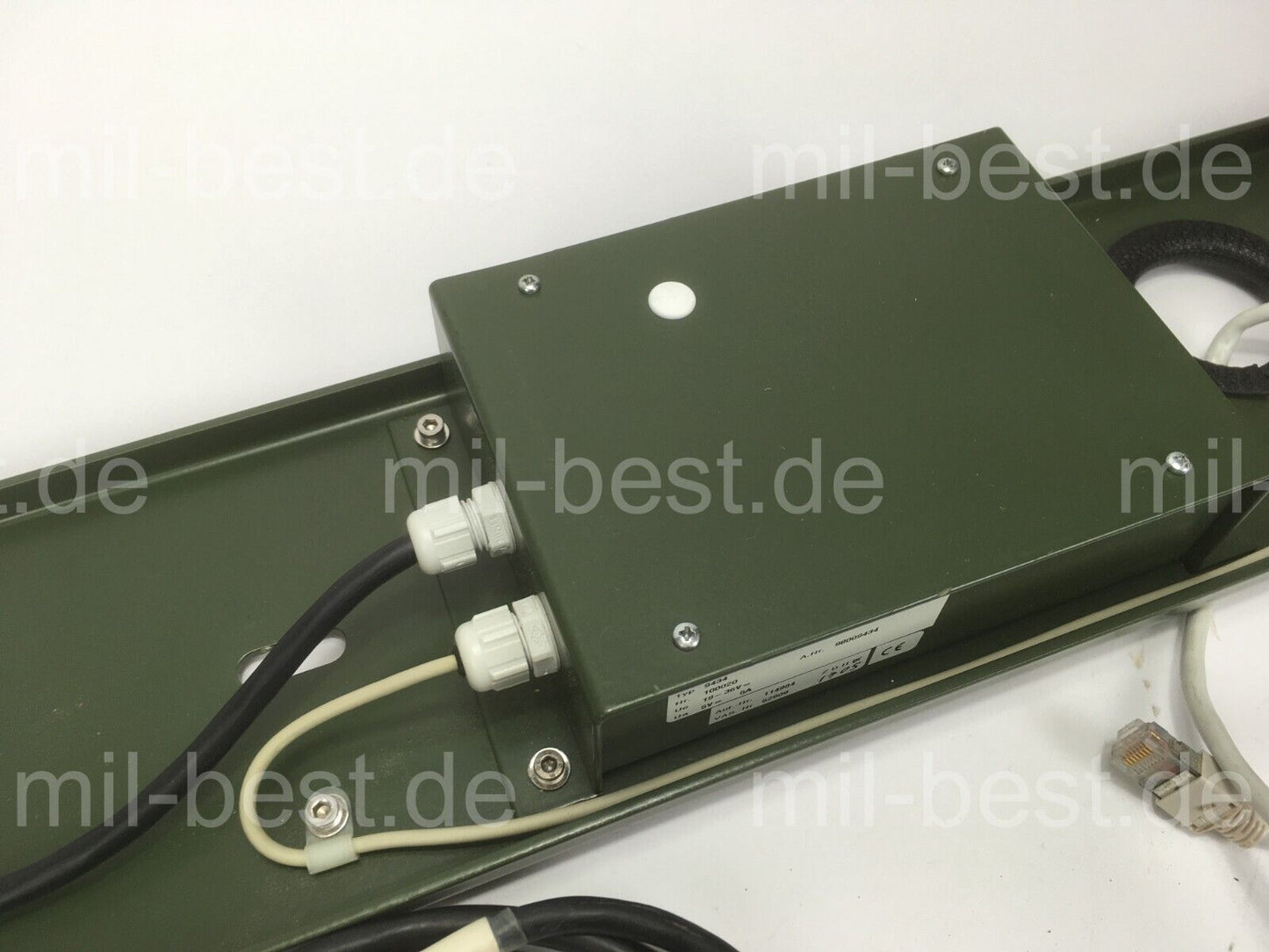 EBS Ethernet Converter 10 Base T/FL mit Trafo 24V auf 5 V,  ex. Bundeswehr