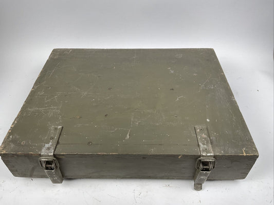 Holzkiste 65x53x15cm Transportkiste, Lagerkiste Ex. Bundeswehr 0625