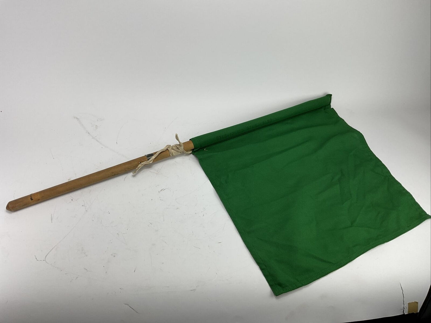 Flagge „GRÜN“ Warnflagge aus Flaggensatz, Gokart, Autorennen ex. Bundeswehr 0456