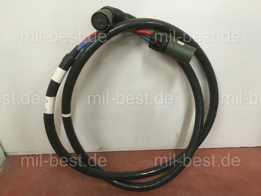 Anschlusskabel 24 V, 5 m, Natostecker, Ladekabel, Bundeswehr Shelter Kabine
