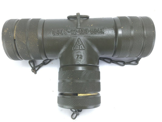 Kupplung T-Stück Verbindungsstecker Feldkabel Feldkabelbau AK 70 Fernmelder