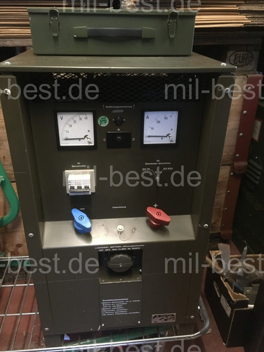 Frako D24/150 24V 150 A Ladegerät + Fühler Batterie laden Stapler ex Bundeswehr