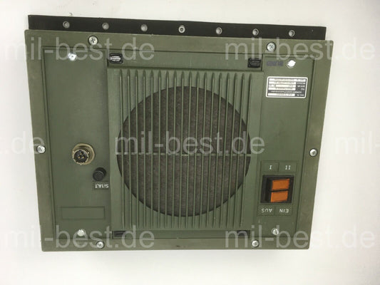 24 V Lüfter Ventilator aus Zeppelin / Dornier Kabine / Shelter Bundeswehr