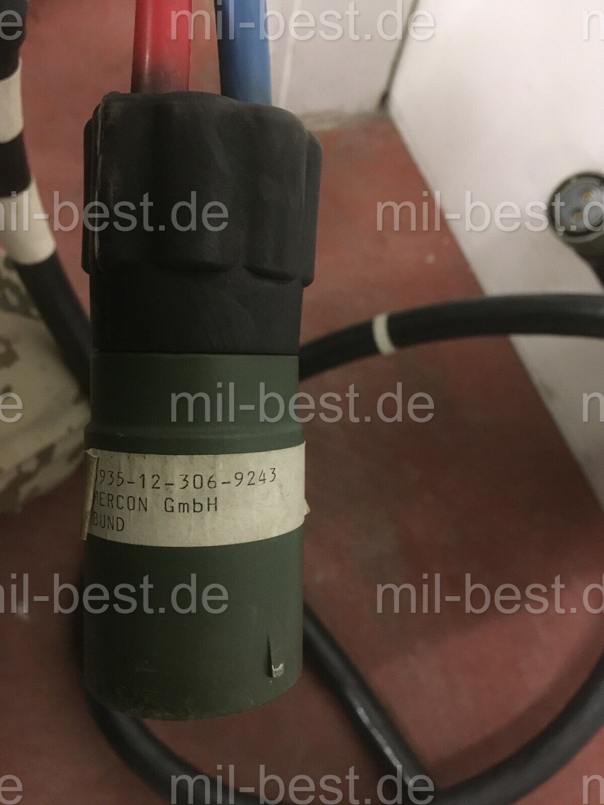 Anschlusskabel 24 V, 5 m, Natostecker, Ladekabel, Bundeswehr Shelter  Kabine