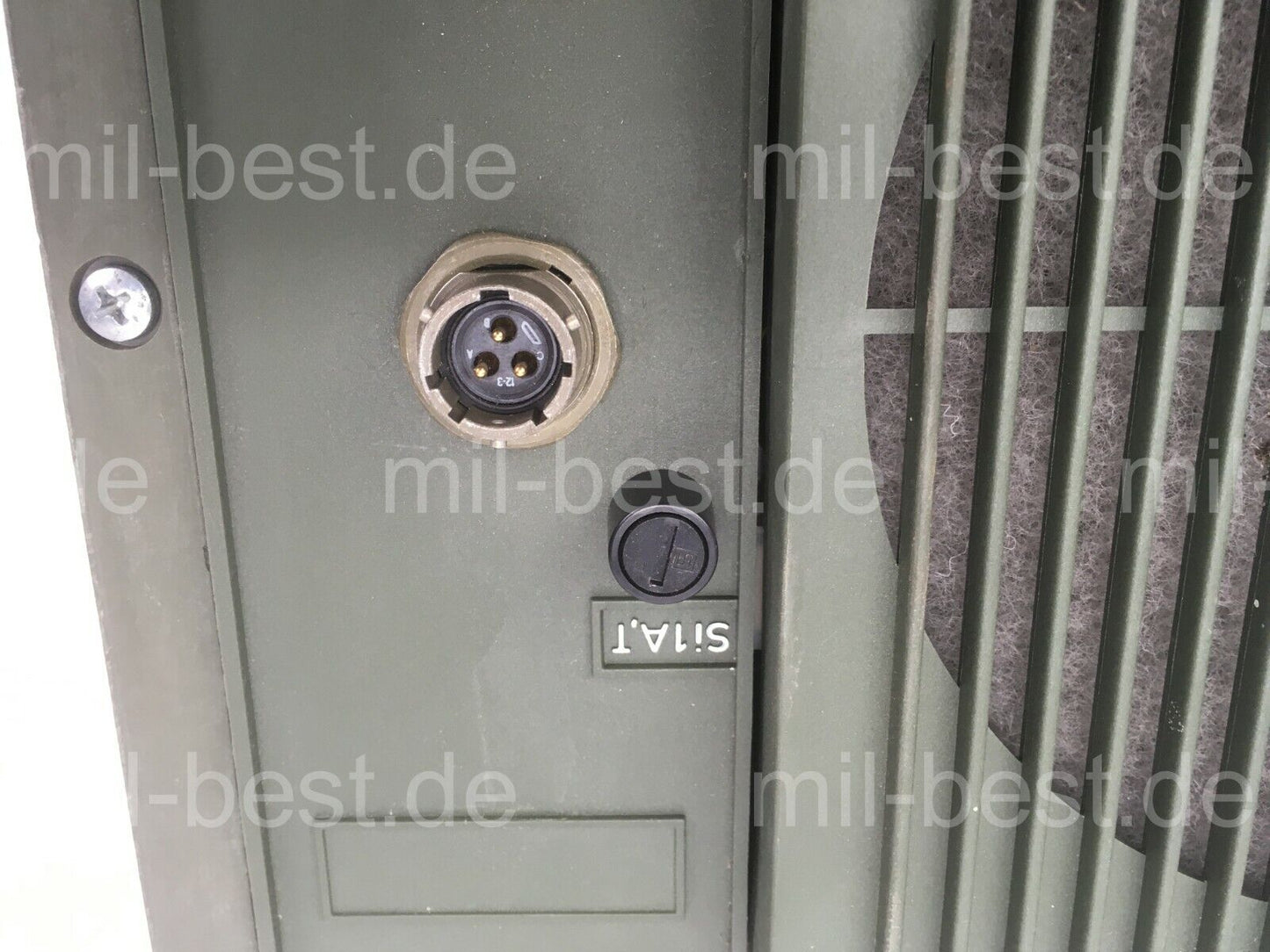 24 V Lüfter Ventilator aus Zeppelin / Dornier Kabine / Shelter Bundeswehr