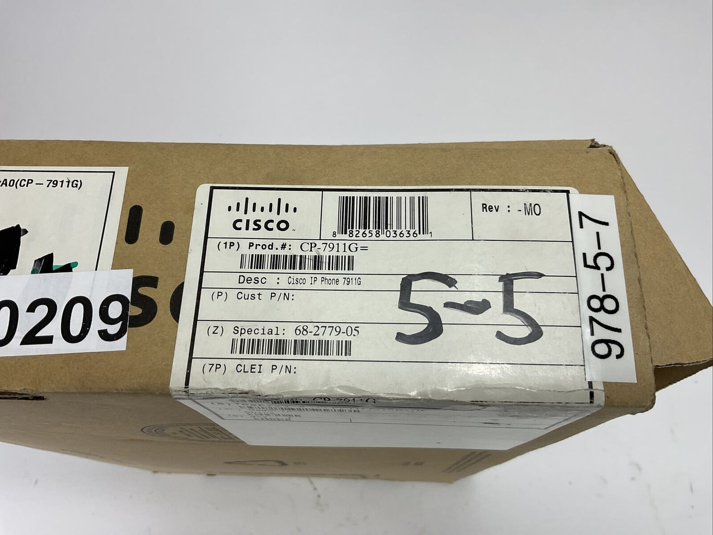 Cisco IP Telefon 7911G, Tischtelefon, Ex. Bundeswehr 0209