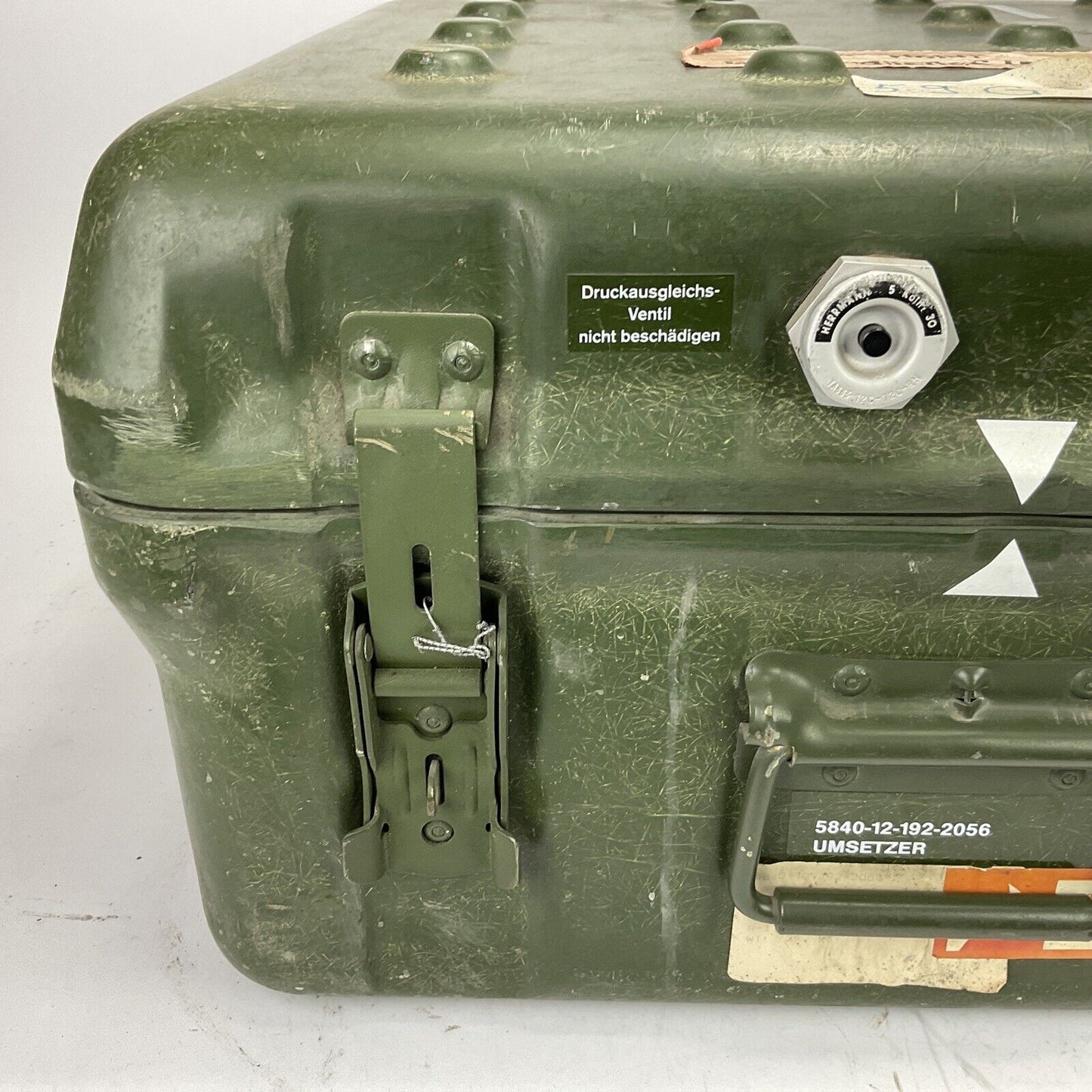GFK-Kiste, 50x50x30 cm, Stülpdeckelbehälter, Luftdicht Ex. Bundeswehr TuLB 0388