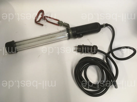 Fluorex 230 V Lampe Werkstattlampe Inspektionslampe ex Bundeswehr Kabine LKW